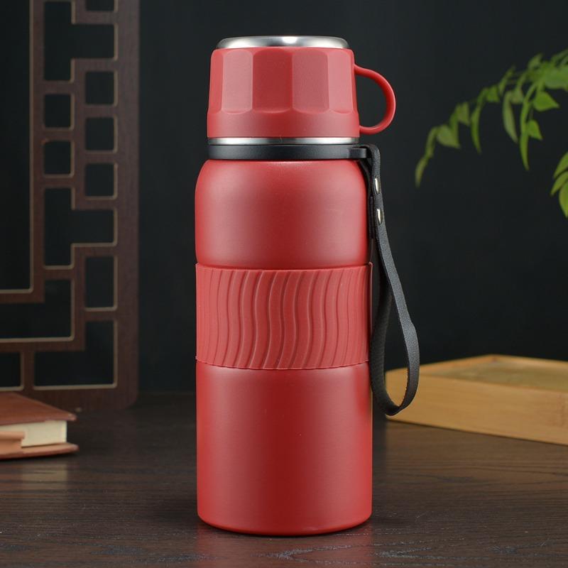 Stainless Steel Large-capacity Insulated Cup Outdoor Travel Kettle Portable Sports Water Bottle