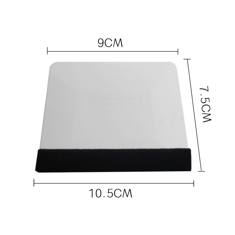 Trapezförmiges Folienschaberwerkzeug für nahtlosen Farbwechsel