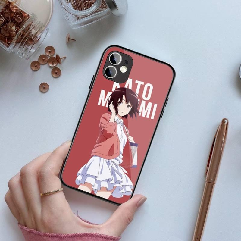 

Чехол для телефона Katou Megumi Saekano для iPhone 14 13 12 11 XS X 8 7 6 Plus Mini Pro Max SE 2022 черный чехол для телефона из поликарбоната и термополиуретана iPhone SE 2020-2022