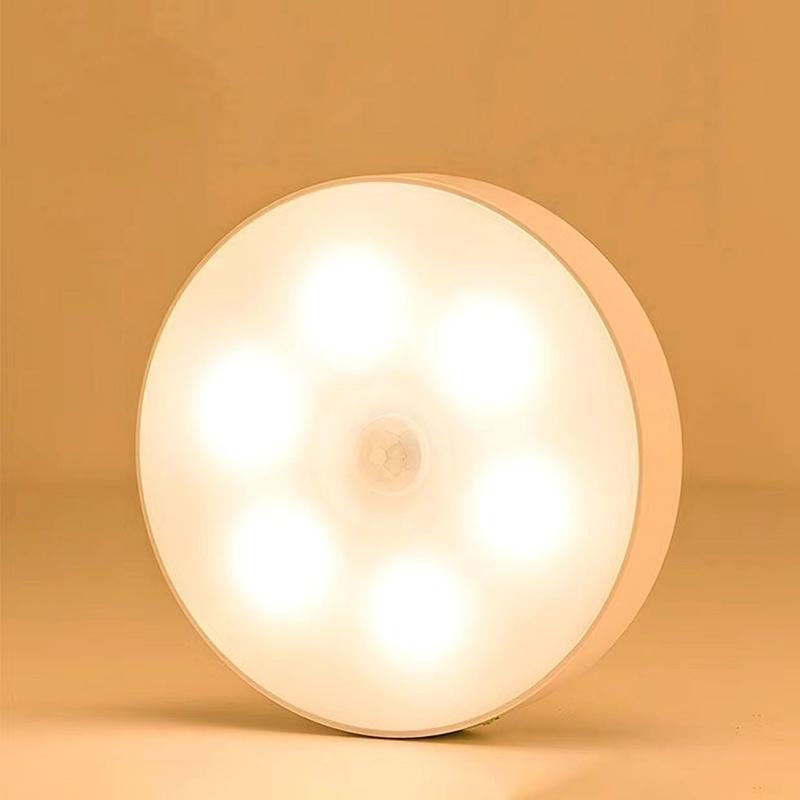 

Motion Sensor Led Night Light Usb Rechargeable Night Lamp For Kitchen Cabinet Wardrobe Lamp Staircase Wireless Closet Light A7