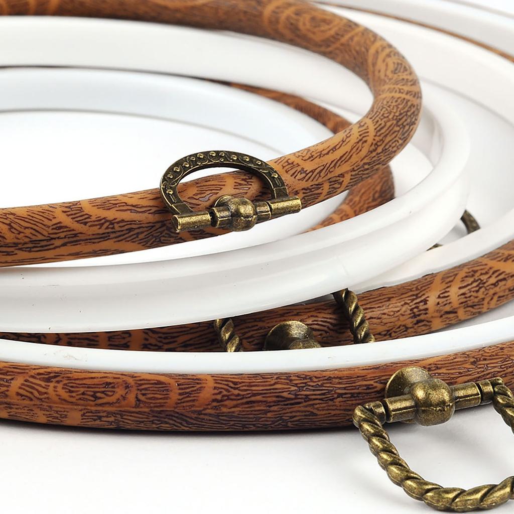 Embroidery Frame Adjustable Embroidery Hoop Cross Stitch Hoop Easy to Use for Needleworks Embroidery Project