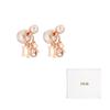 Dior Metal Earrings Women's Rose Gold E1411TRICYD12P