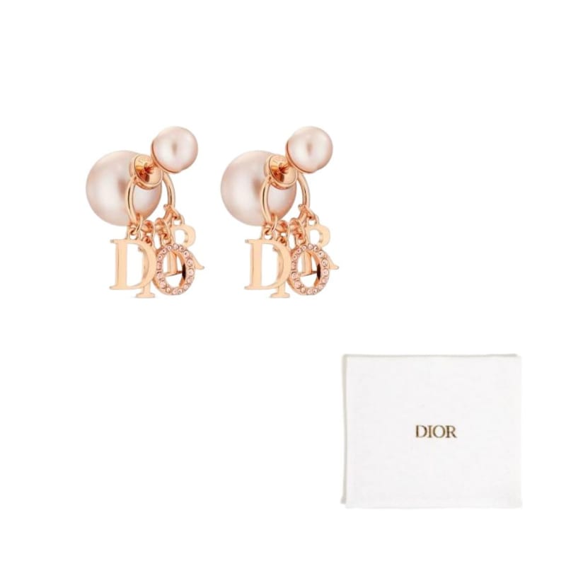 DIOR Metal Earrings Women`s Rose Gold