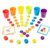 Matching Color Stacked Cups Game Sorting Color Classification Cup Toys  Develops Motor Skills