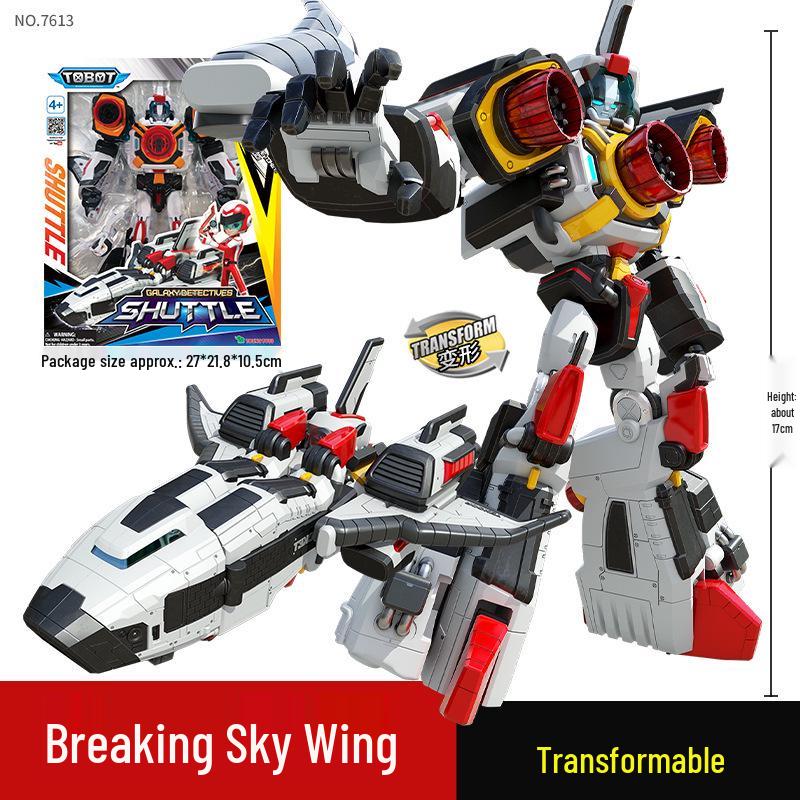 Tobot Warriors Transforming Car Robot Toy - Galaxy Detectives Sonic Thunder for Boys