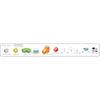 SunSmile Rail Cube Starter Set with 3 Colorful Rails and 10 Accessories Toy Building Kit