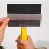 Self-Adhesive Sanding Paper Holder - Durable Polishing Sander Clip with Flocked Strip for Woodworking, Drywall & DIY Projects
