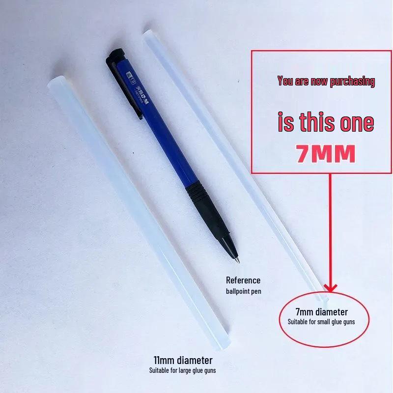 Large & Small Anti-Scald Glue Gun with DIY Glue Sticks (7mm/11mm) - Handmade Household Tool Set