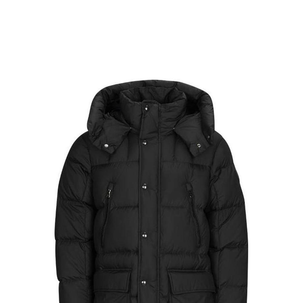 Polo Ralph Lauren Solid Color Single-Breasted Hooded Long Sleeve Jacket Men Jackets Black 710907553-002