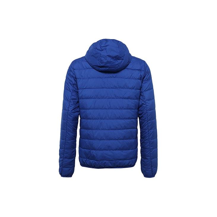 Emporio Armani EA7 Logo Hooded Down Jacket Men Jackets Blue 8NPB09-PNE1Z-1570