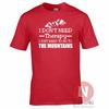Ich brauche keine Therapie, ich muss nur in die Berge T-Shirt Lustiges Wander-T-Shirt
