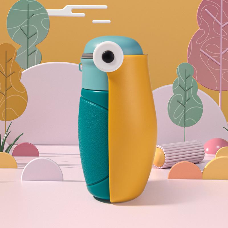 

Hornbill Foldable Collapsible Water Bottle, Anti-Leak Dog Walking Cup, Lightweight ABS+PET Travel Tumbler for Pets & Hiking 300ml небесно-голубой