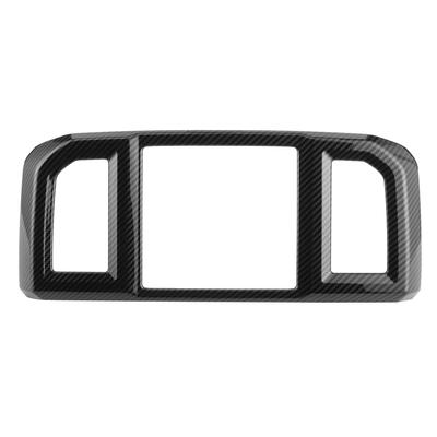 Moldura da Saída de Ar Traseira Capa Fibra de Carbono Estilo Acabamento Interno Encaixe para Ford F150 2015‑2020