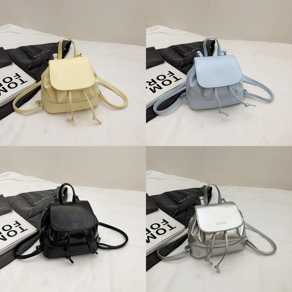 Pu Material Womens Fashion Casual Bucket Bag With Inner Pocket For Daily Use