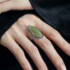 925 Silber Ei-Nudeln Hetian Jade Spitze Ring Damen Nationaler Stil Neuer Chinesischer Stil Ring Schmuck 2026