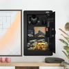 25,59" Hoher Wandtresor 3-stufiger versteckter Tresor mit Tastatur, Regalen und Schlüsselhaltern