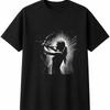 Charcoal Archery Bow Retro Mens Womens T-Shirt Unisex Novelty Gift Tee Funny