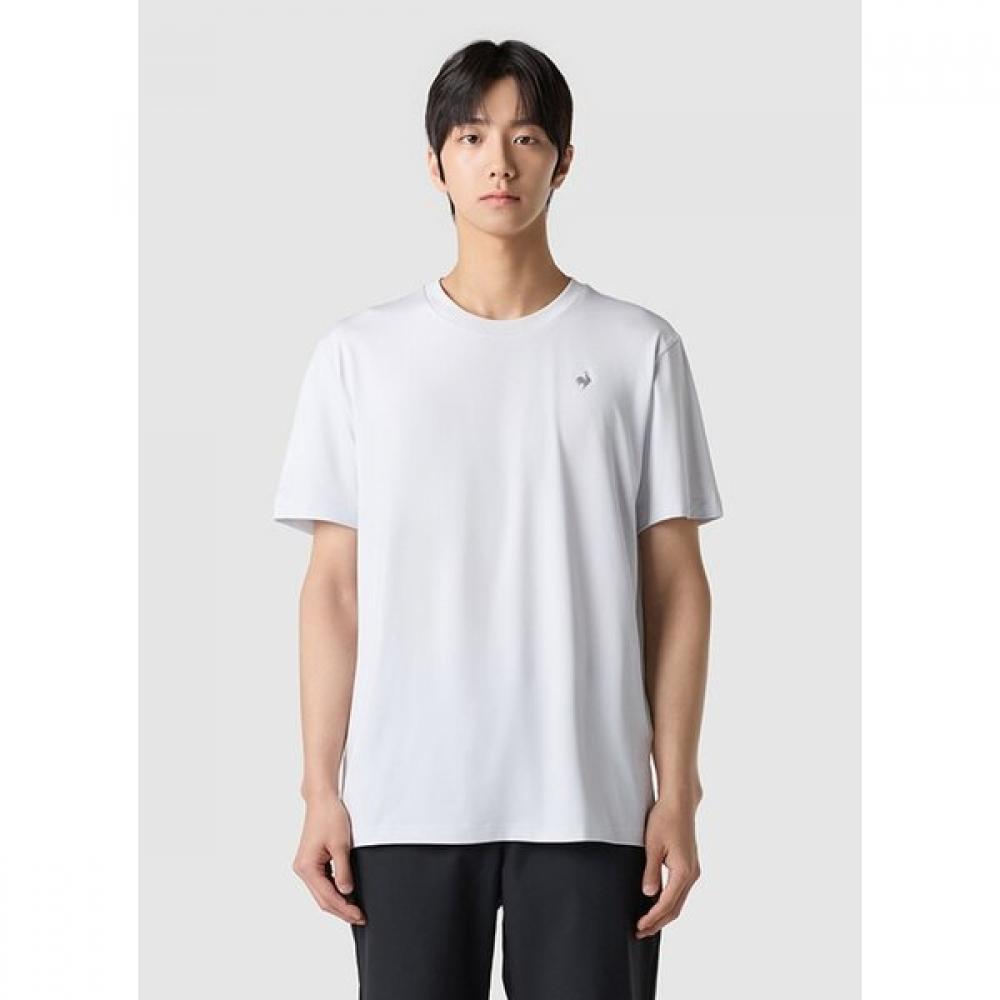 Le Coq SporTif FuncTional Unisex ShorT sLeeve T shirT Qr123ers12 WGR white gray110 public 2XL 3760₽
