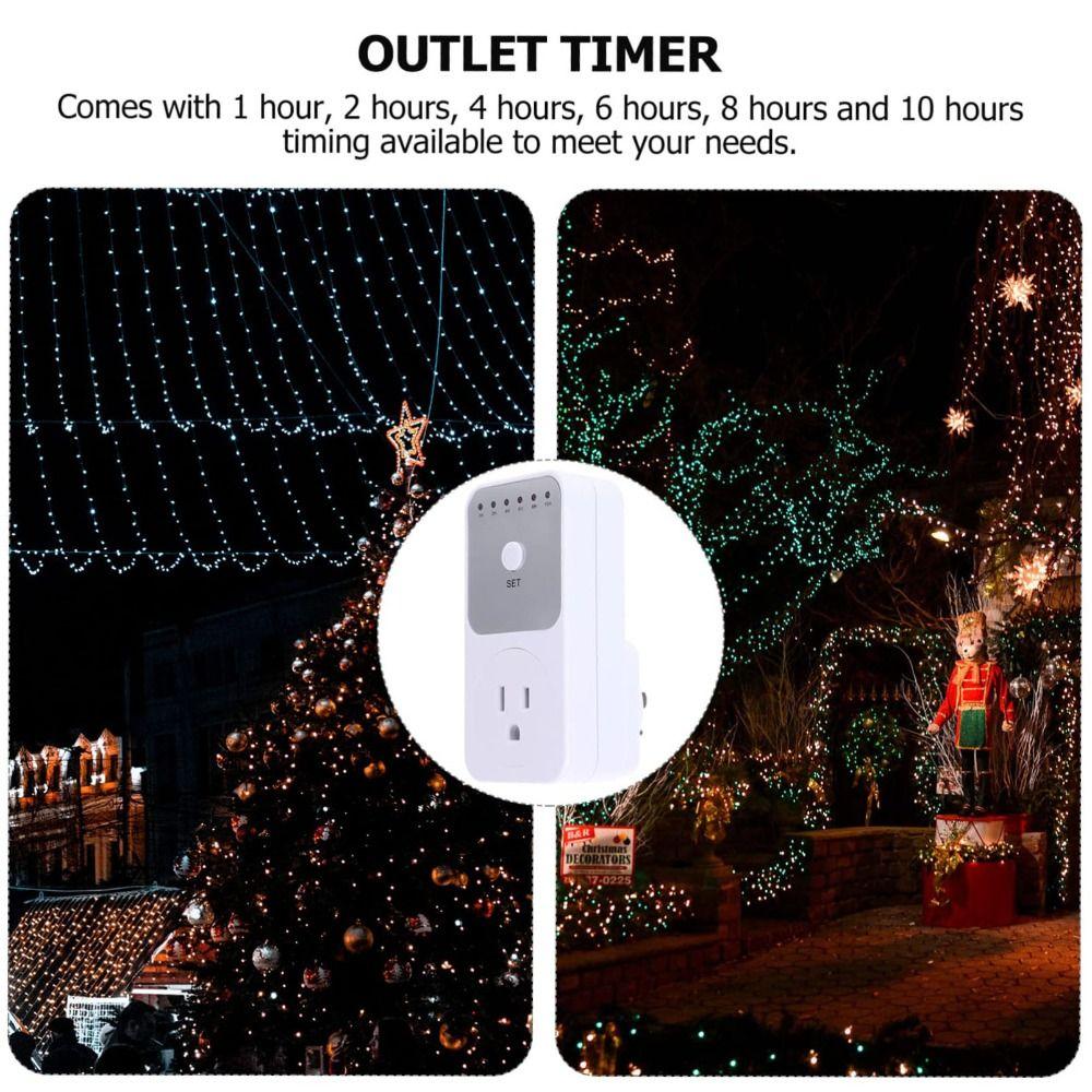Countdown Time Electronic Wattmeter Plug-in Setting Switch Timer 10Hr Timer Switch  Household