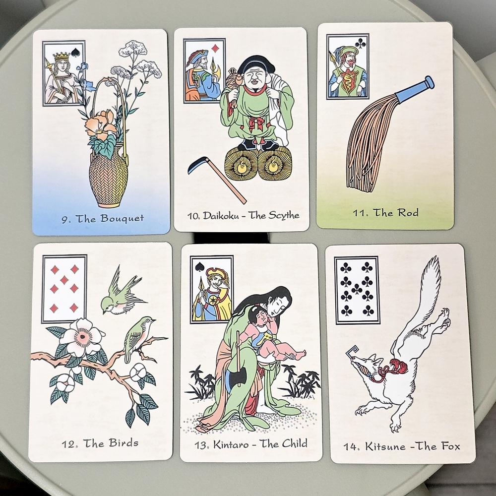 An Ukiyo-e Lenormand 36 Pcs Oracle Cards Based On Floating
