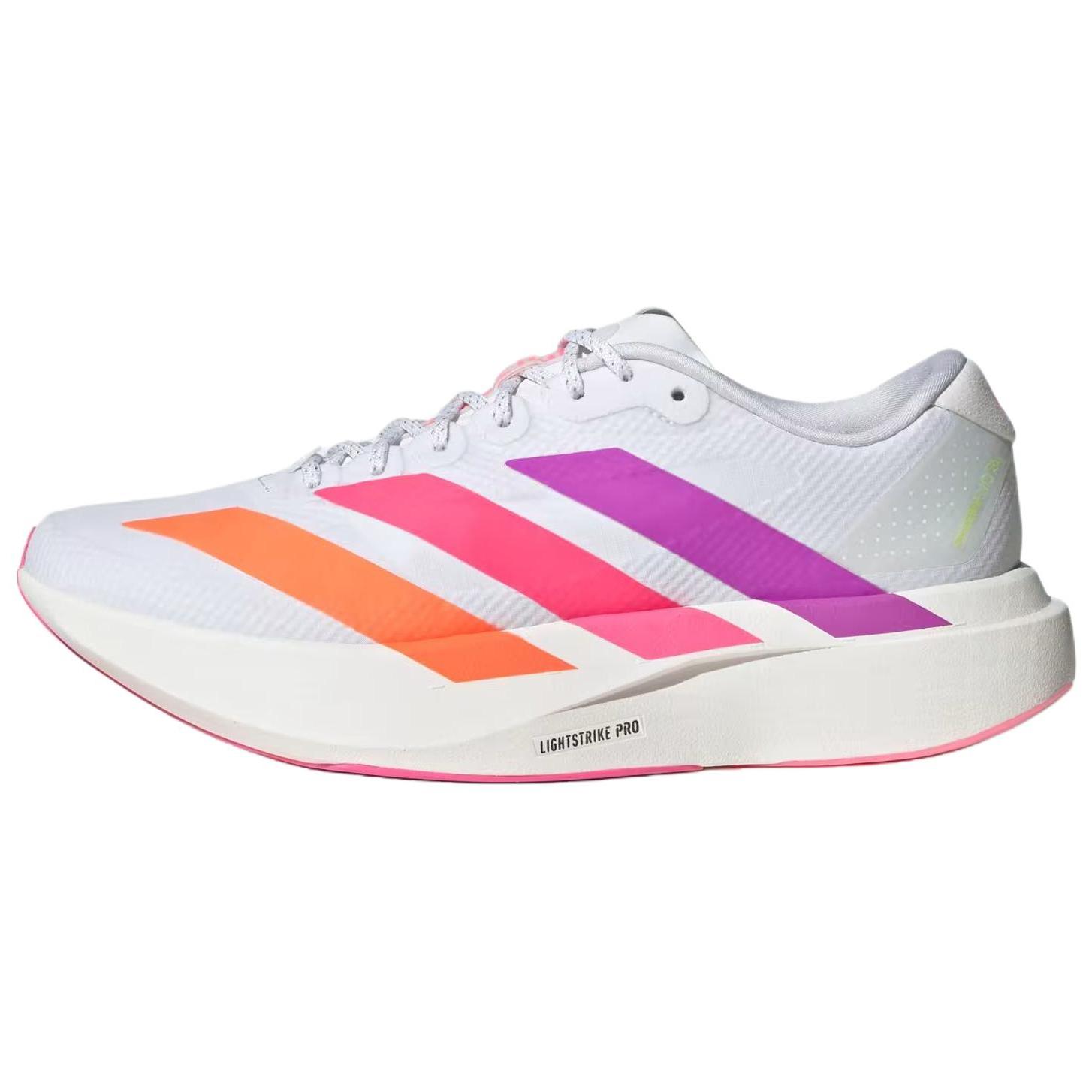 Adidas Adizero Evo Sl Comfortable Fitting Breathable Running Shoes Women Sneakers Cloud-White KI4450