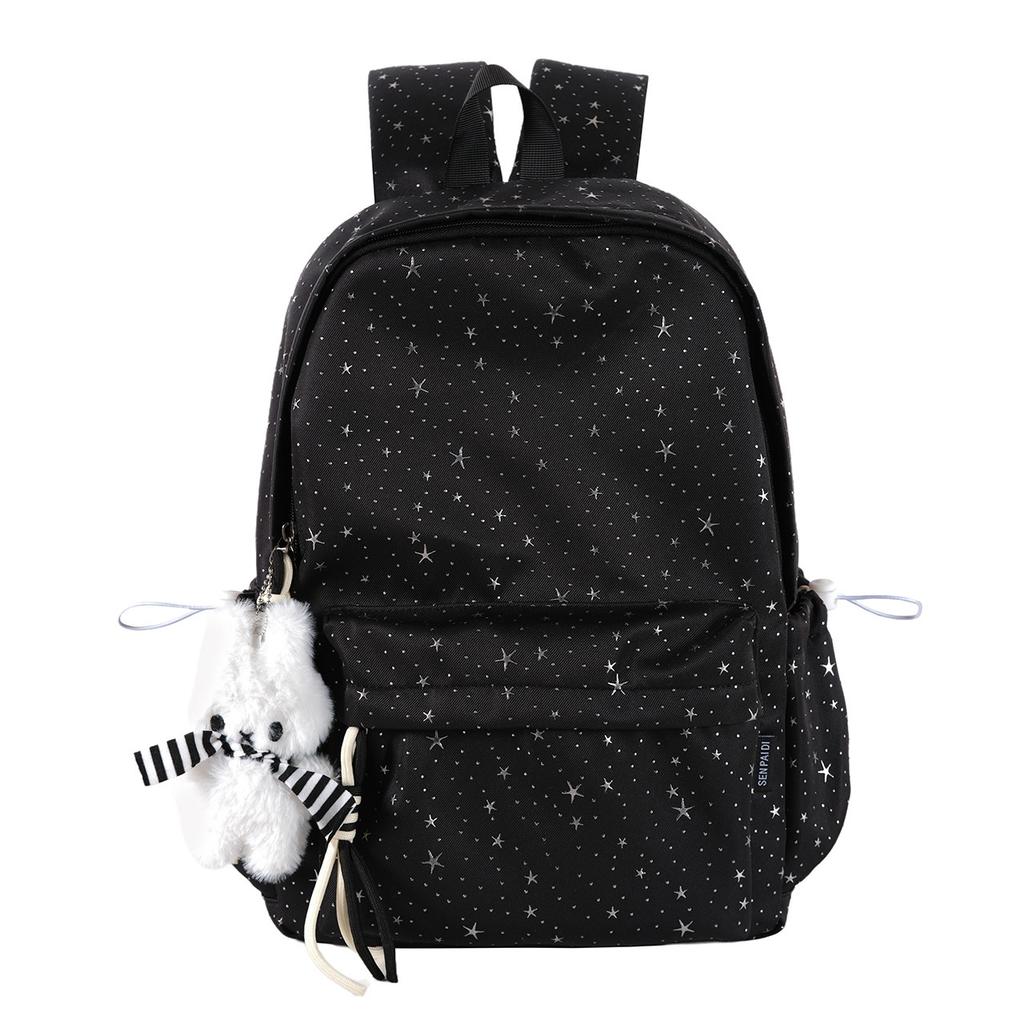 Schoolbag Small Fresh Star Schoolbag Ins New Girl Simple Junior High School Cute Primary School Student Large Capacity Backpack Backpack