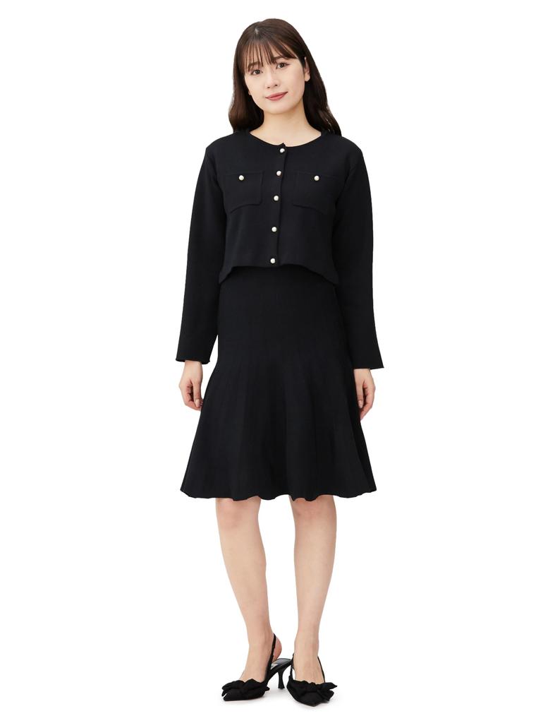 [Jill by Jill Stuart] Jacket Set with Knit Dress