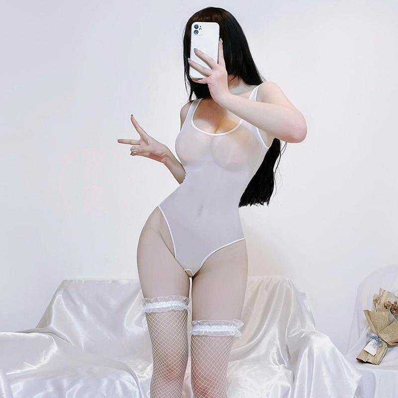 

Глянцевое перспективное цельное сексуальное женское бесплатное японское купальник «Мертвый бассейн», чистое желание One size [wearable weight: within 65kg]