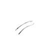 For Benz GLC X254 2023-2024 Silver Steel Rear View Mirror Strip Molding Trim 2PC