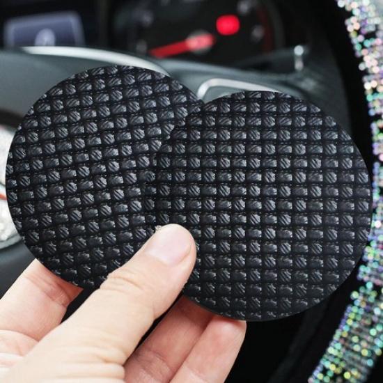 2× Cup Holder Anti-Slip Ert Coasters Pads Mats Cover Car Interior Accessories