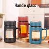 Heat-Resistant Glass Tea Cup with Handle