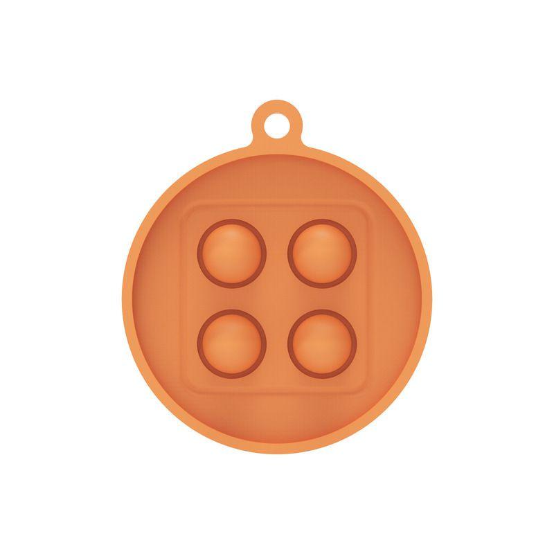 Pop Game Squid It Simple Dimple Popit Push Bubble Keychain Toys Pendant