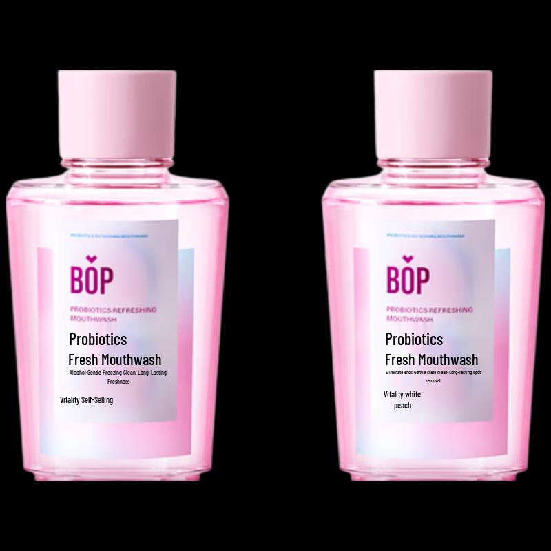 bop Vitality White Peach Probiotic Mouthwash