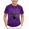 Kids' Short Sleeve Neck T-Shirt with Graphic Print for Casual Daily Wear