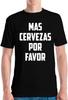 Lustiges Más Cerveza Por Favor Mexikanisches Trinken Spanisches Bierliebhaber Geschenk T-Shirt Herren Damen Vintage Kleidung Grafik T-Shirts