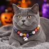 Beaded Halloween Pet Collar for Cats and Dogs Holiday Party Costume