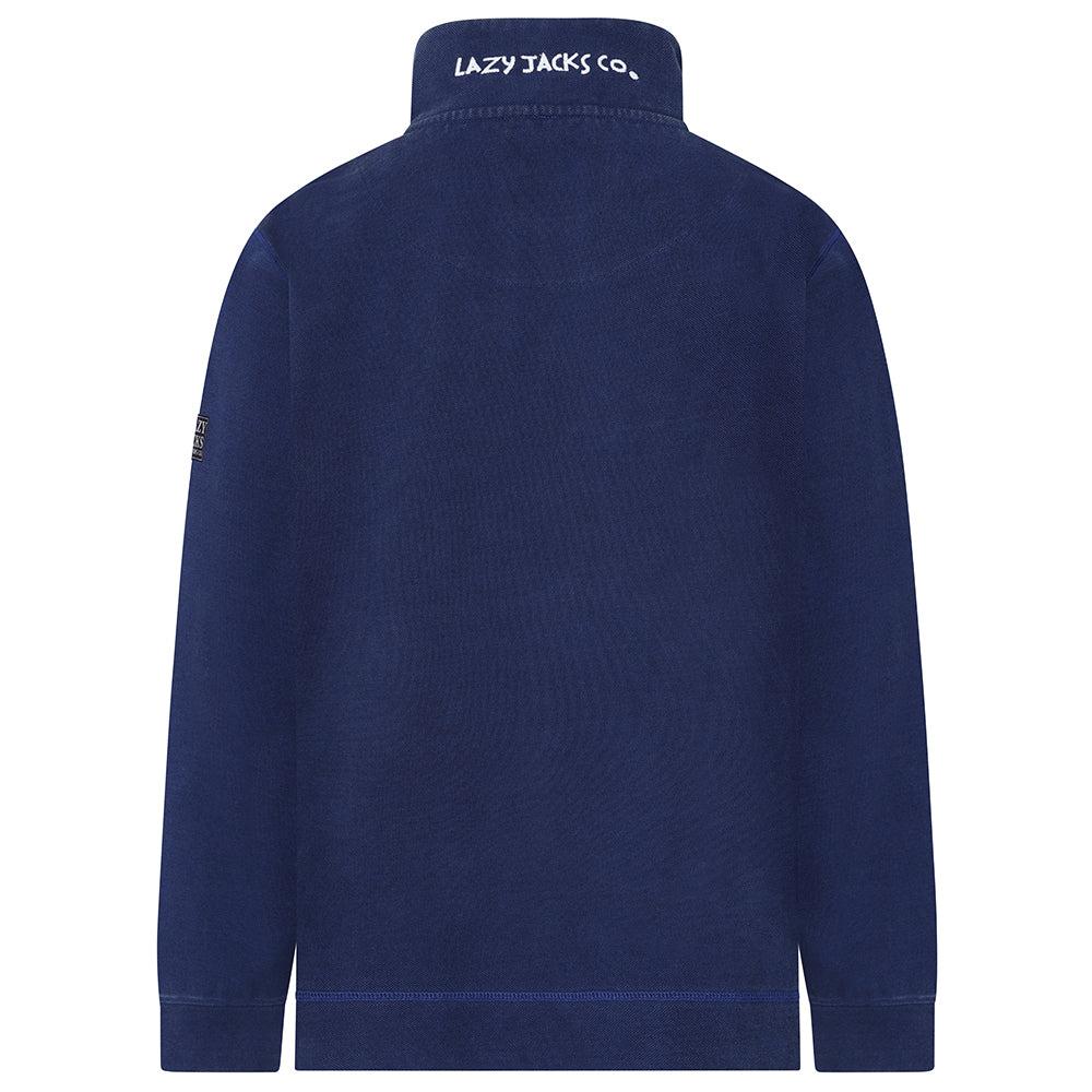 Lazy Jacks Mens Pique Quarter Zip Sweatshirt