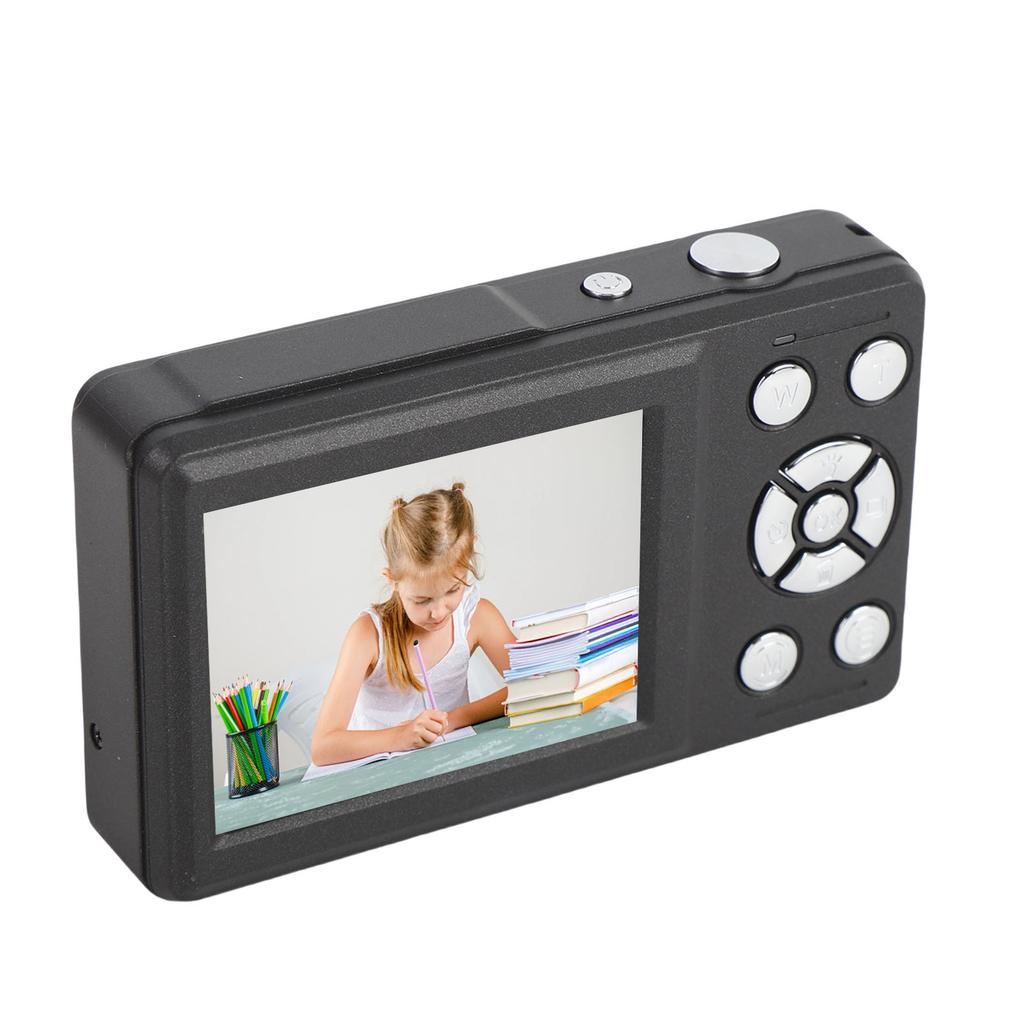 Digital Camera 64MP 4K 2.4 Inch Screen Anti Shake AF Autofocus 18x Digital Zoom Camera for Travel Party Graduation