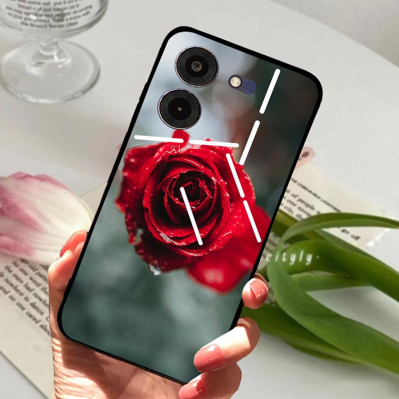 Für Tecno Pova 5 Pro 5G Hülle Pova5 4G Weiches Silikon TPU Handy Rückseite Für Tecno Pova Neo 3 Stoßfester Bumper LH6n Cartoon