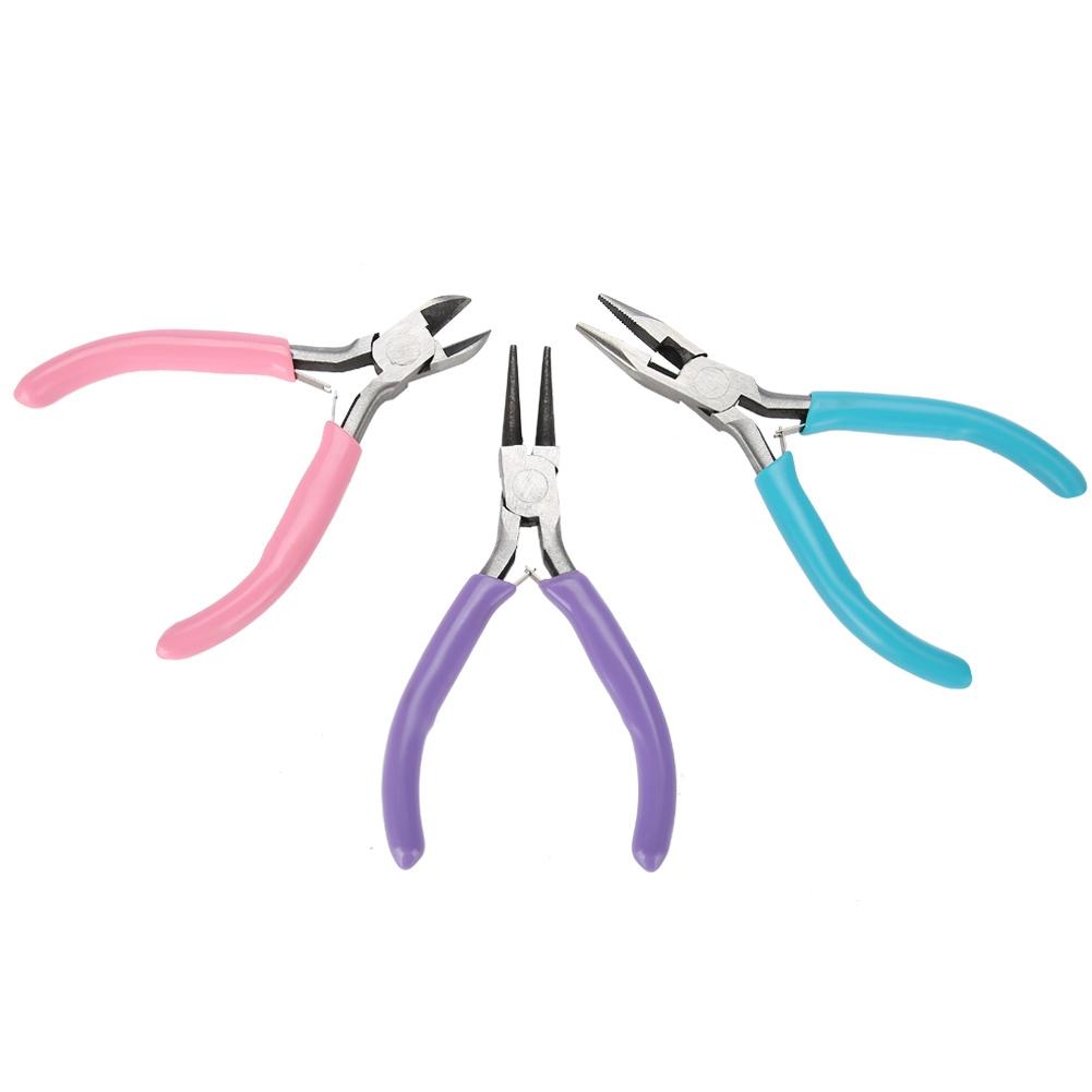 

Практичный набор инструментов для ремонта ювелирных изделий, набор стальных плоскогубцев для ювелиров