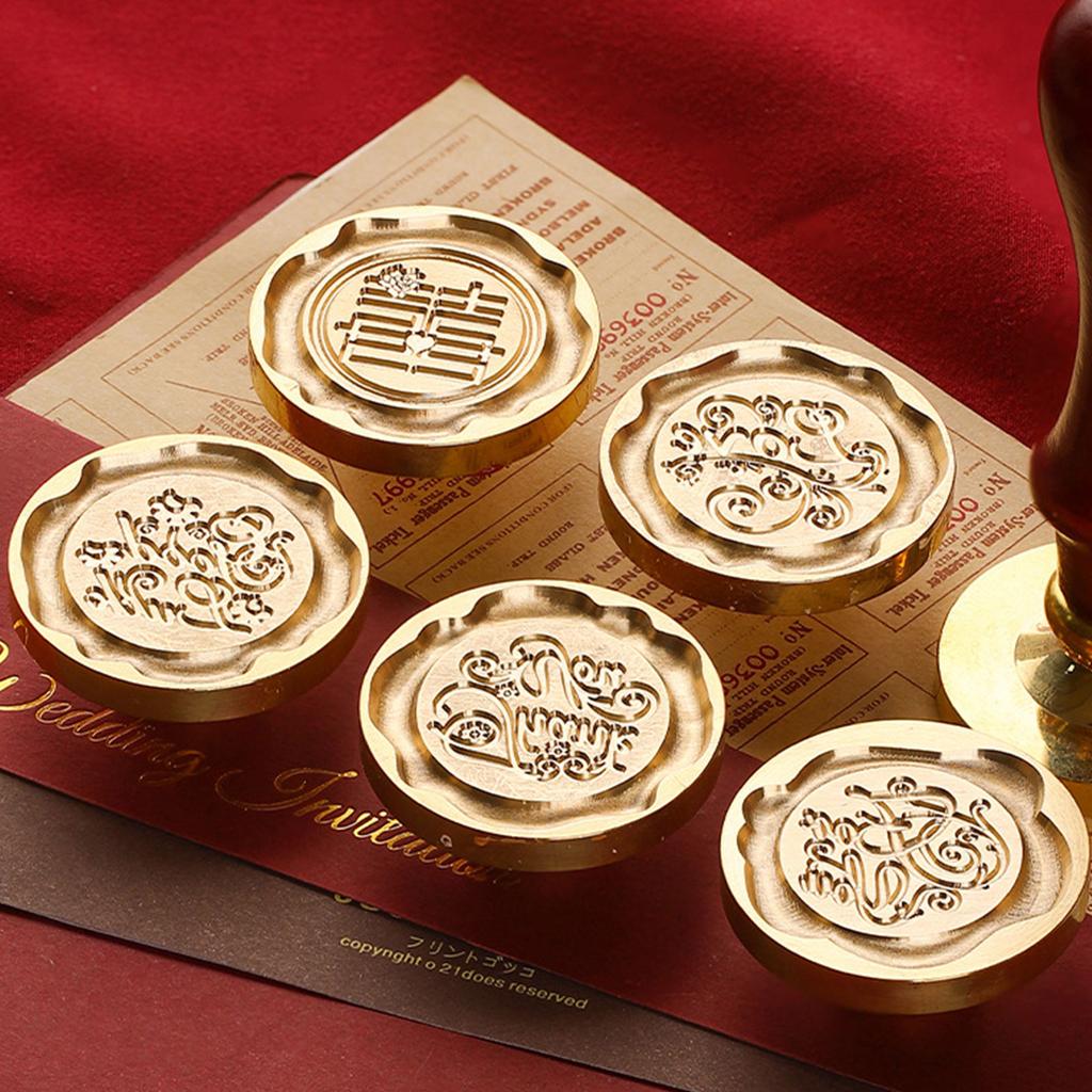 Wax Seal Stamp Head Replacement Emboss Sealing Wax Scrapbooking Stamps Head Brass Sealing Stamp Head Wax Stamp Head Only