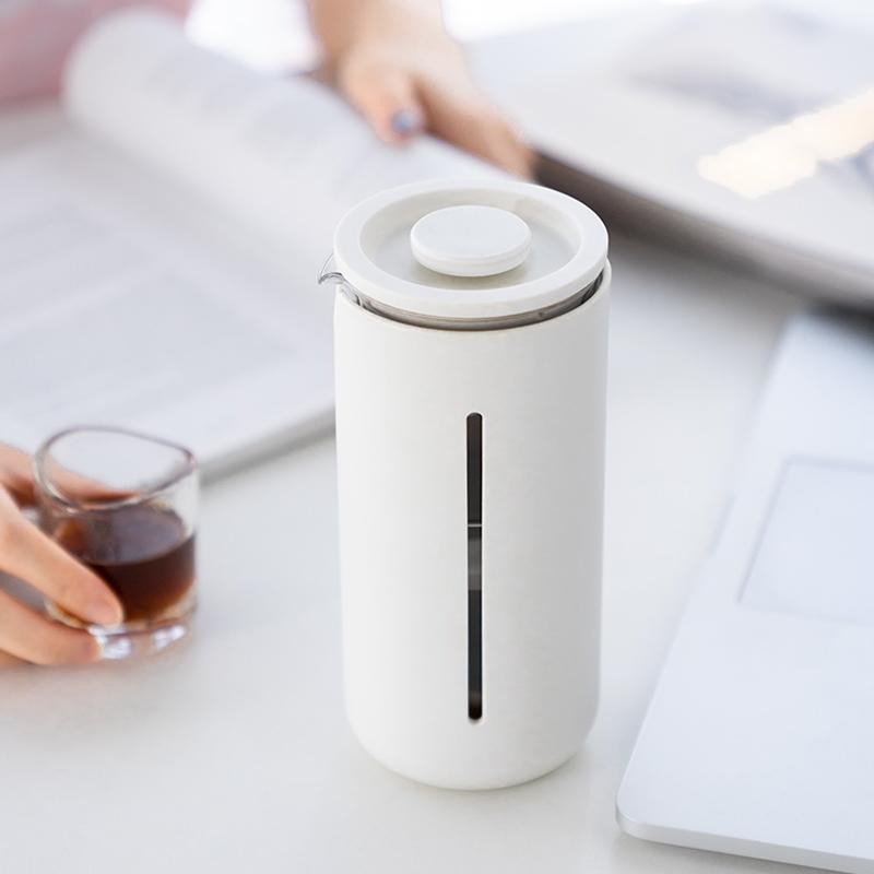 TIMEMORE Fransız Basın Kahve Küçük U 450 ml Yapımcı Gereçleri Kupa Beyaz Siyah Mutfak Ev Seyahat Ofis Kahve Kupa