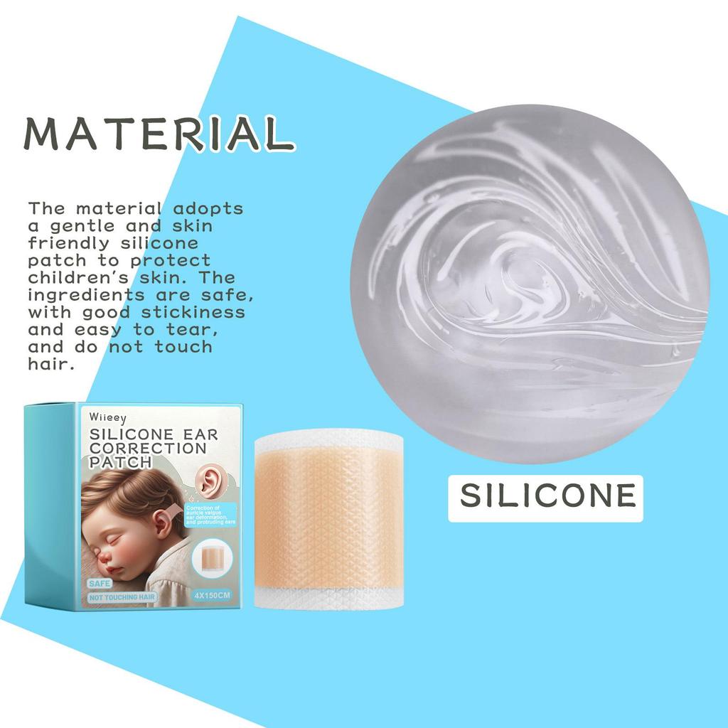 WIIEEY Silicone Auricular Correction Stickers Help Children Correct Dilated Ears Breathable and Waterproof Stickers