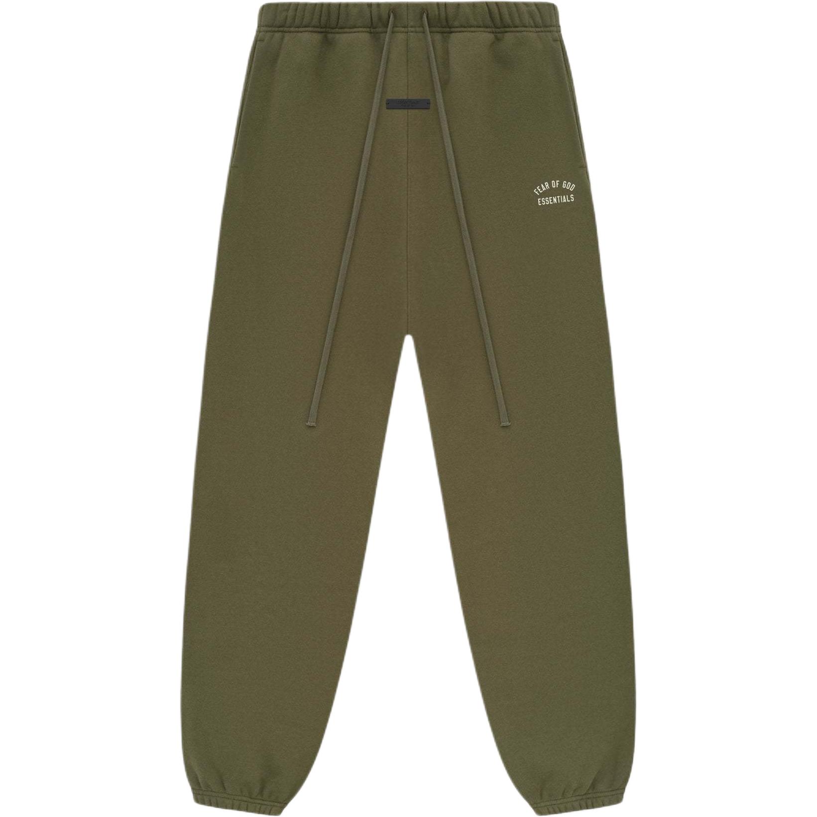 

Fear of God Essentials флисовые спортивные штаны военные женские брюки зеленые 130BT245165FW M