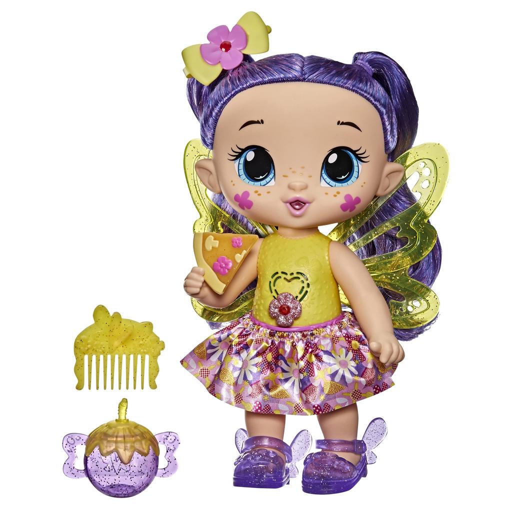 Hasbro Baby Alive GloPixies Siena Sparkle F2593, a 10.5-inch interactive, electric, glow-in-the-dark doll for ages 3 and up. Authentic.