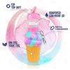 Kids Water Bottles Ice Cream- 500ml Children Water Bottle For School - Girls Water Bottle - Leaproof - Girls- Pink