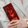 Soviet Union USSR Flag SOFT Cell Phone Case for Samsung Galaxy S26 Ultra S25 S24 S23 S22 S21 S20 Note10 Cover