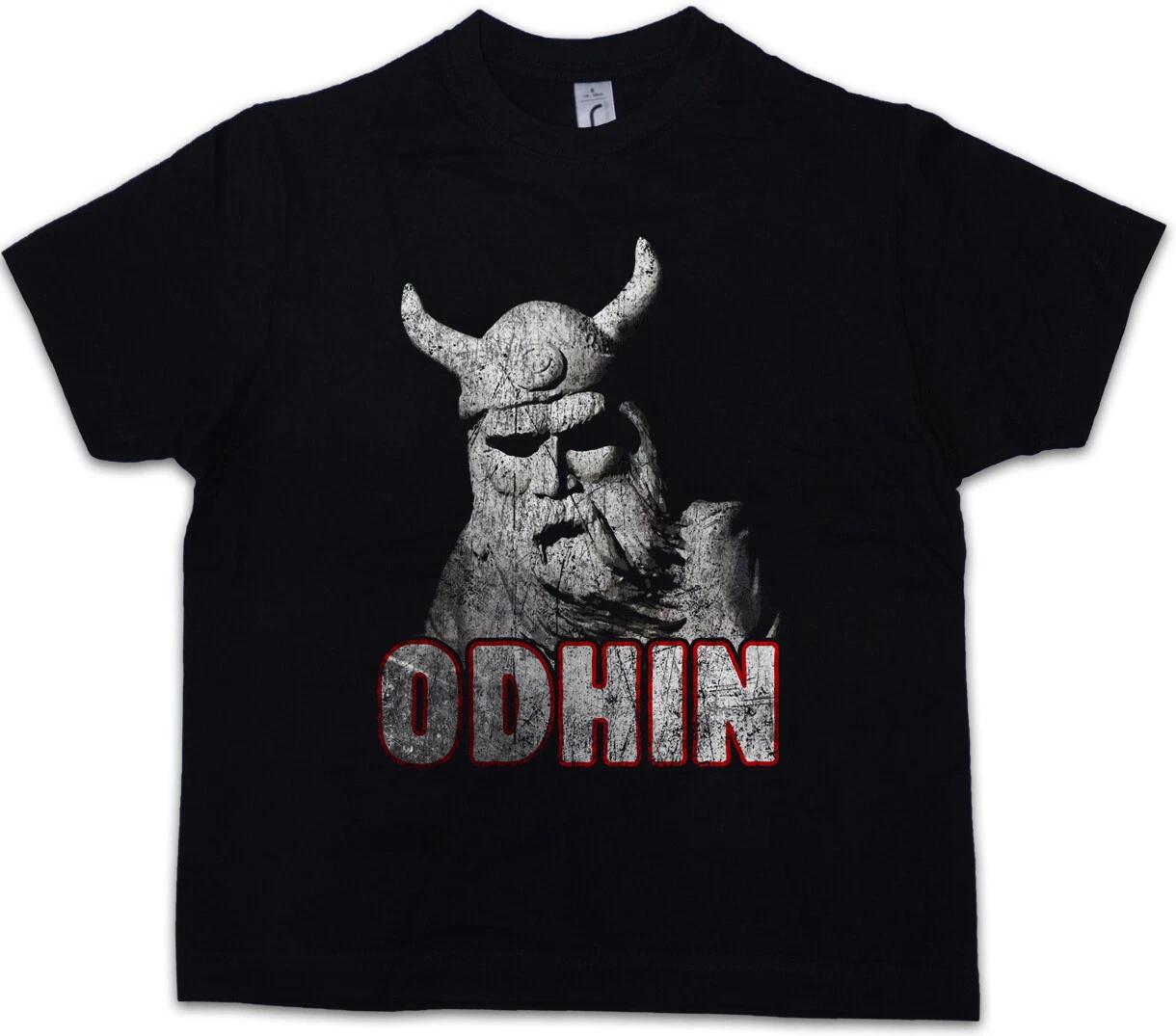 ODHIN X Kids Boys T-Shirt Valhalla Norse Vikings Odhin Odin Thor German God- 120
