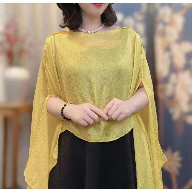 Lightweight Knitted Solid Color Scarf Shawl Women Sun Protection UV Blocking Elegant Korean Style