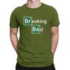 Men's T-Shirts Sign Vintage 100% Cotton Tees Short Sleeve B-Breaking Bad T Shirt Crewneck Clothes Summer